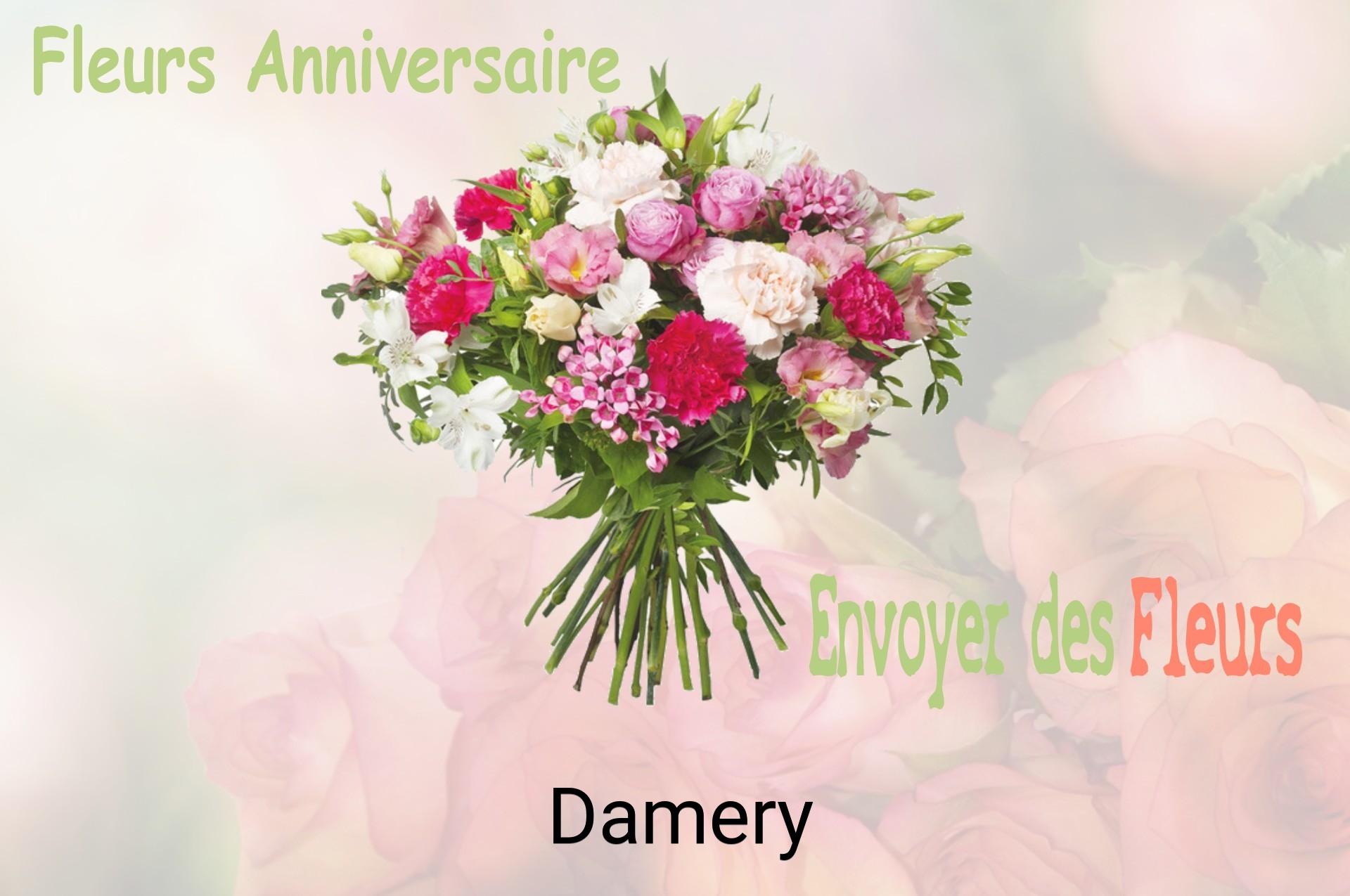 Bouquet de fleurs d’anniversaire livré à Damery